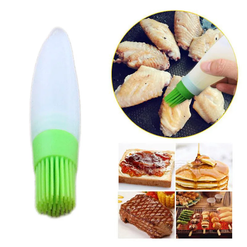 High Quality Silicone Oil Brush Bottle BBQ Cooking Baking Pancake Basting Tool