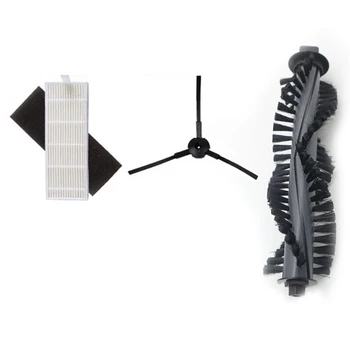 

1 x Brush+6 x Hepa Filter+6 x Sponge+10 x Side Brush For Ilife Robot Vacuum Cleaner Parts Polaris Chuwi Ilife A4 A4S T4 X432 X43