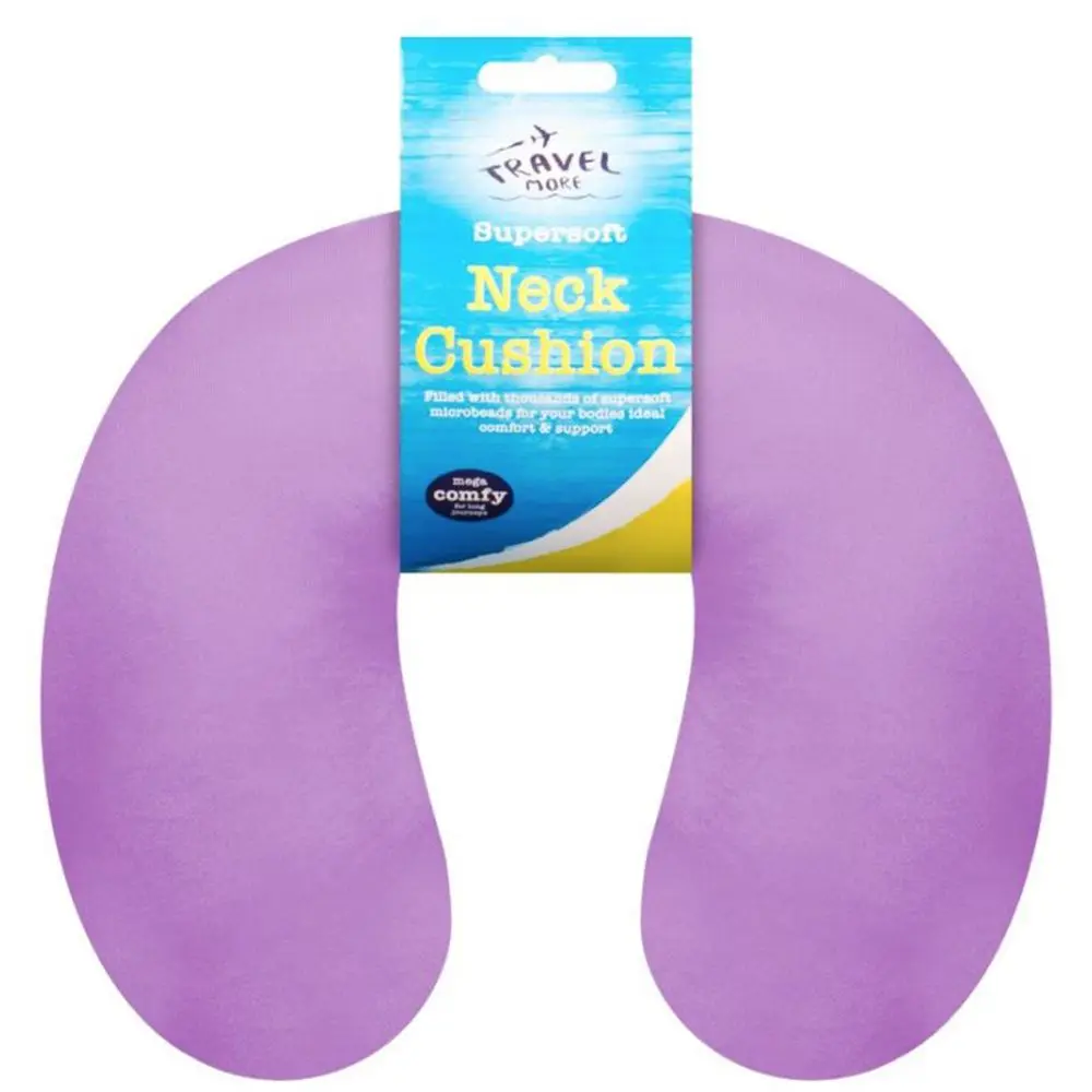 U-образная подушка для путешествий, надувная подушка, подушка для шеи, подушка под голову, мягкая Ортопедическая подушка, аксессуары для путешествий - Цвет: purple