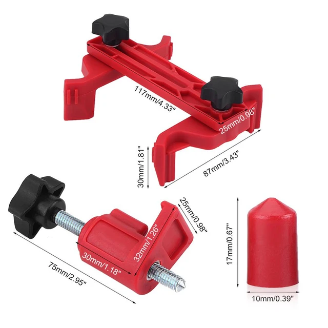 MR CARTOOL 9pcs Universal Cam Automotive Kit Camshaft Lock Holder Engine Timing Sprocket Gear Locking Tool Set 4