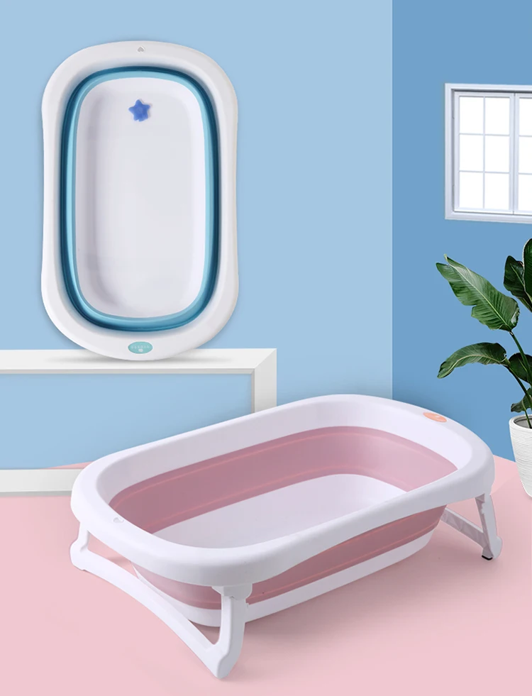 infant tub with thermometer