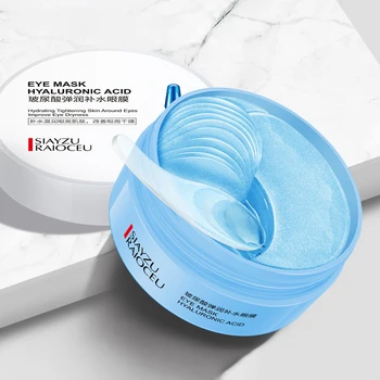60 Pcs Avocado Collagen Mask Natural Moisturizing Gel Eye Patches Remove Dark Circles Anti Age