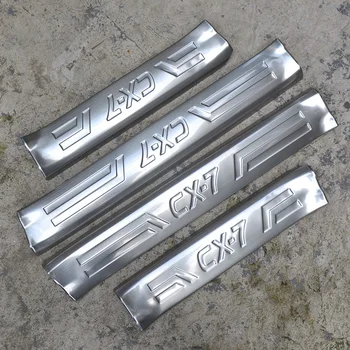 

for Mazda CX7 2008-2016 stainless steel Car door cover outside door sill plate Scuff Plate/Door Sill Door Sill