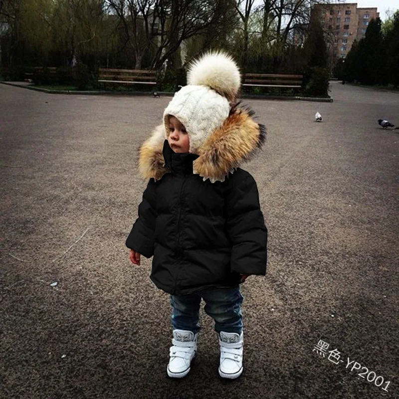 WEPBEL/пуховые парки для маленьких девочек повседневные Длинные парки с меховым капюшоном и длинными рукавами на осень и зиму, теплые плотные модные детские пуховики