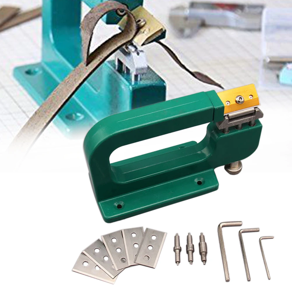 

Aluminum Durable Manual Green DIY Cut Paring Tool Practical Edge Skiving Peeling Machine Shovel Leather Craft Splitter Skiver