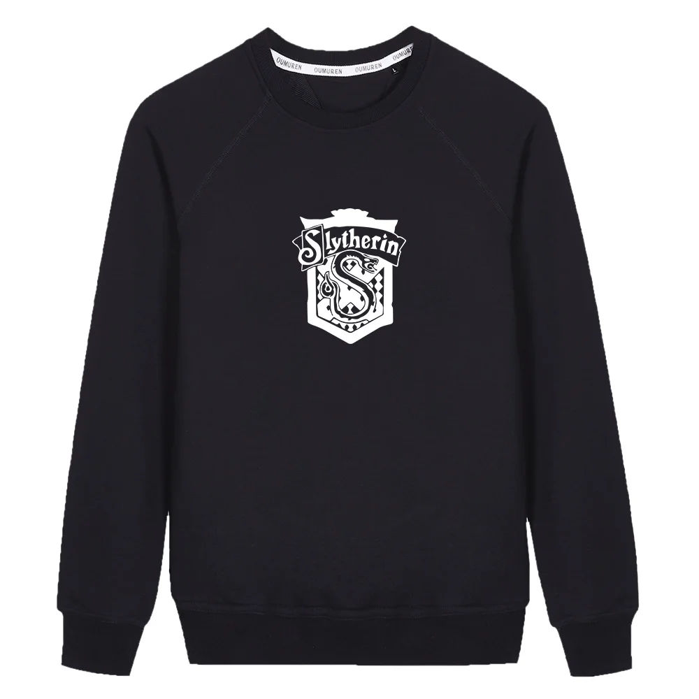 Толстовка для мальчиков и девочек с надписью «Magic Hogwarts Ravenclaw Slytherin Gryffindor», Мужская толстовка в стиле хип-хоп, унисекс, уличная одежда - Цвет: 03