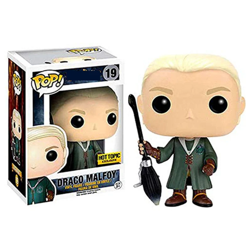 FUNKO POP Новое поступление Draco Malfoy 19# фигурки героев фильмов Коллекция Модель игрушки для детей рождественские подарки - Цвет: with box