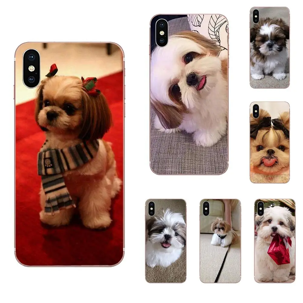 Красочный щенок Shih Tzu Shitzu для Samsung Galaxy Note 8 9 10 Pro S4 S5 S6 S7 S8 S9 S10 S11 S11E S20 Edge Plus Ultra |