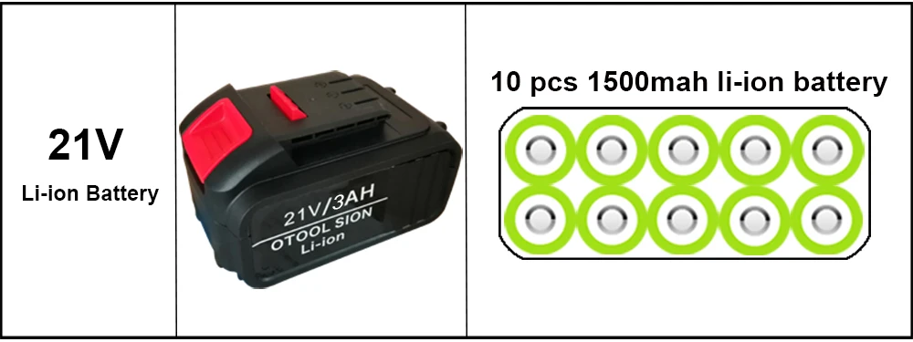 21V 320N.m Brushless Cordless Wrench 450W Powerful Electric Socket Impact Wrench 3000mAh Lithium-lon Battery Power Tools Kit (2)