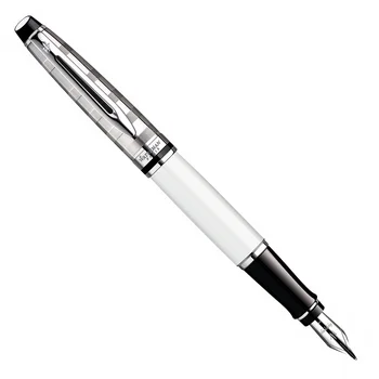 

Ручка перьевая Waterman Expert Deluxe White CT, толщина линии F, хром