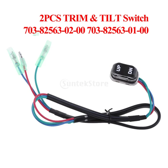 2pcs Trim Tilt Switch Außenbordmotor Zubehör für Yamaha Außenborder