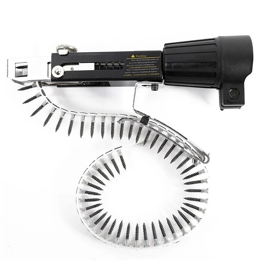 Pistola de Pregos Arma de Prego Arma para Ferramentas Elétrica sem Fio Automática Corrente Adaptador Parafuso Carpintaria Broca Energia Attachme 9 Pistolas de pregos