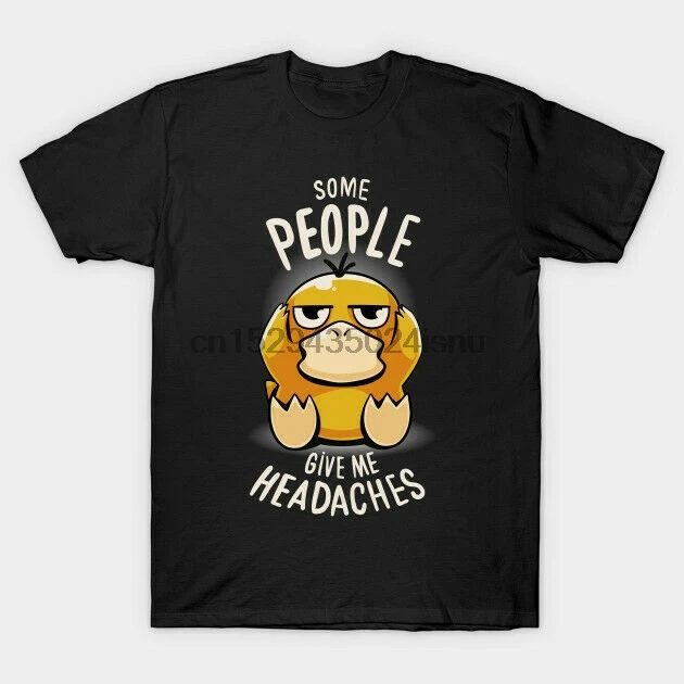 Кто-то дайте мне головные боли Psyduck Забавный комплект из черной кофты с длинным