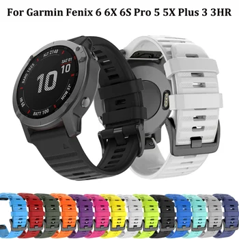 

For Garmin fenix 6 6s 6x pro Smart Watch Silicone Band Strap For Garmin Fenix 5X 5 5S Forerunner 935 945 Quick Release Strap
