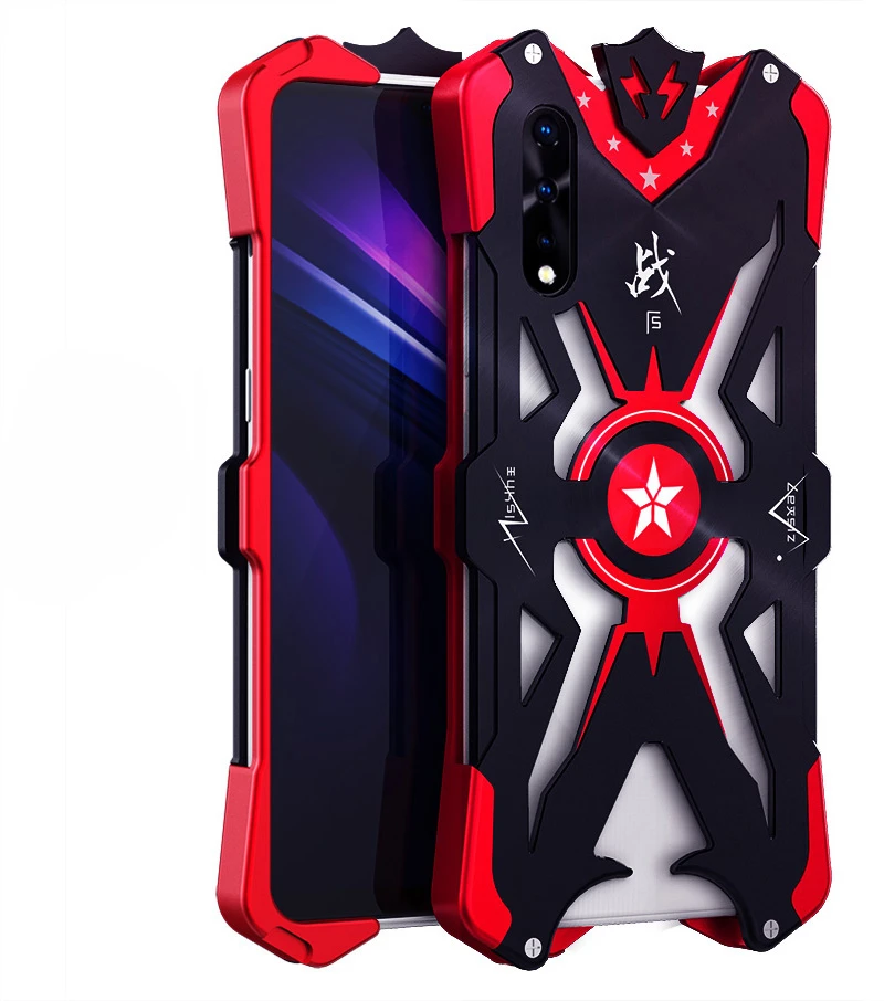 Vivo V17 Neo чехол 6,3" Роскошный Тор сверхмощный Броня цельнометаллический алюминиевый сплав чехол для телефона Vivo iQOO Neo Z5 Y7s Z1x S1 чехол