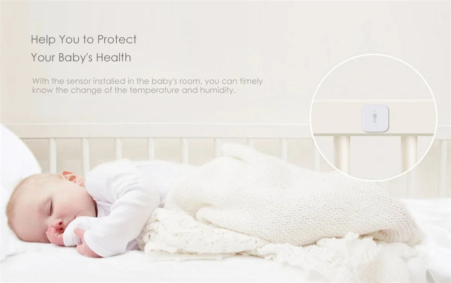 Temperature Sensor Smart Air Pressure Humidity Environment Smart Control Zigbee