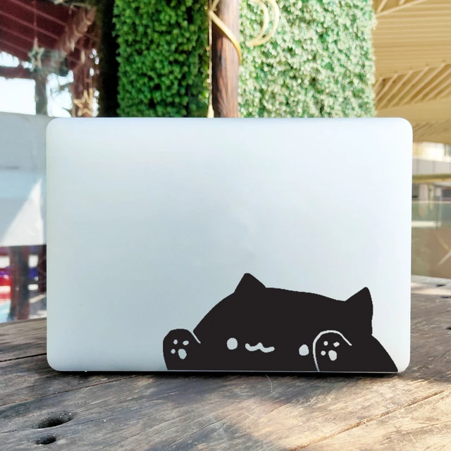 Stickers Autocollants Ordinateur Portable PC Chaton ref 644 - PC 10  H18xL25 cm