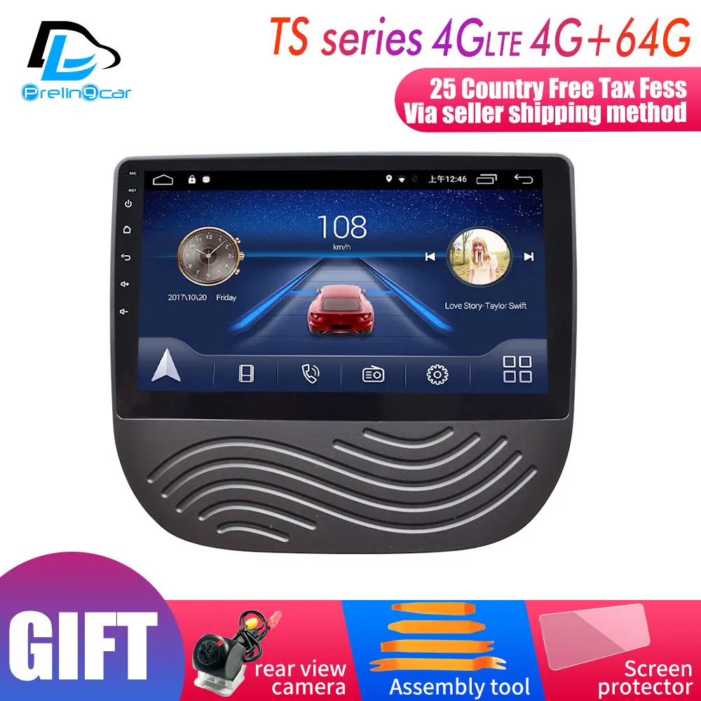 TS player 4G64G Android 9,0 4G Lte Автомобильный мультимедийный навигатор gps DVD плеер для Chevrolet Malibu XL лет ips экран радио - Цвет: TS player 4G64G