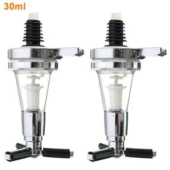 

2pcs Portable Liquor Holder ABS Rotated Mounted Replacement Nozzle Home Bar Refillable Container Alcohol Dispenser Kitchen Tool