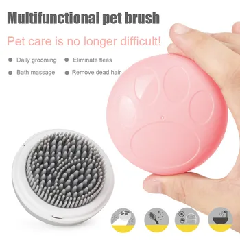 

Dog Brush Pet Massage Comb Hair Removal Deshedding Accessories Shower Supplies K888