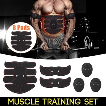 

2018 Fat Burning Muscle Strengthen Device Intelligent Abdomen Training Massager Body Building Patch Abdominal Exercise Machine