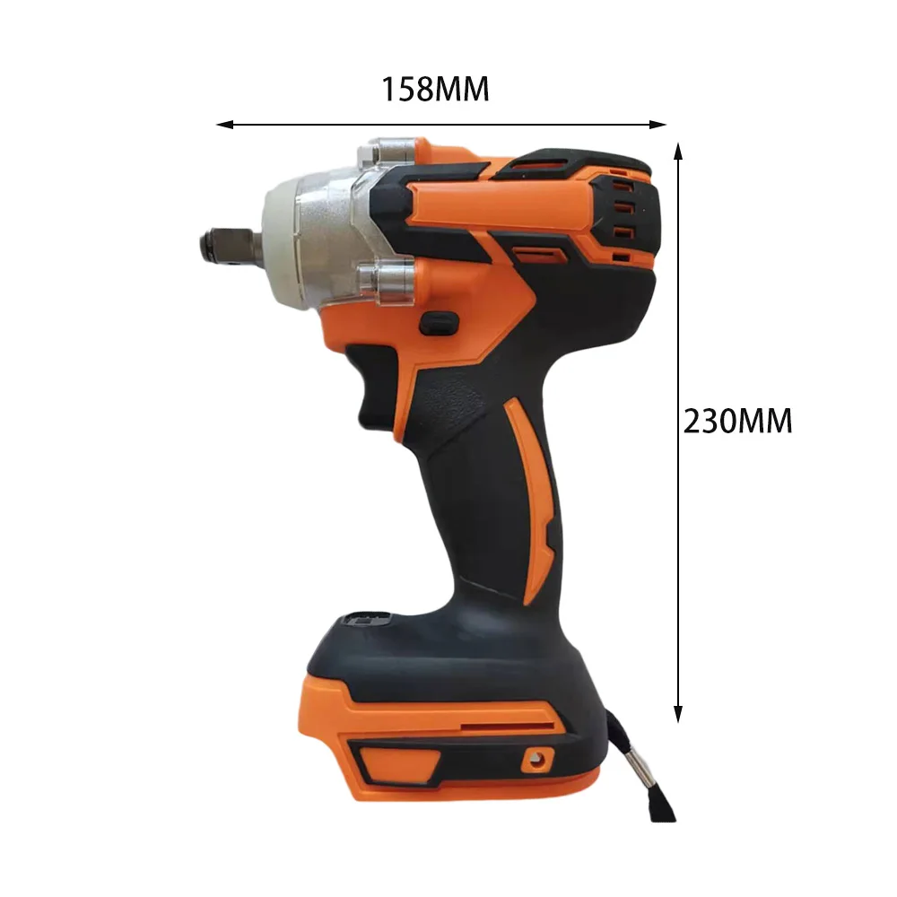 Бесщеточный ударный гайковерт для аккумулятора Makita 520Nm 18V 1/2 Беспроводные аксессуары