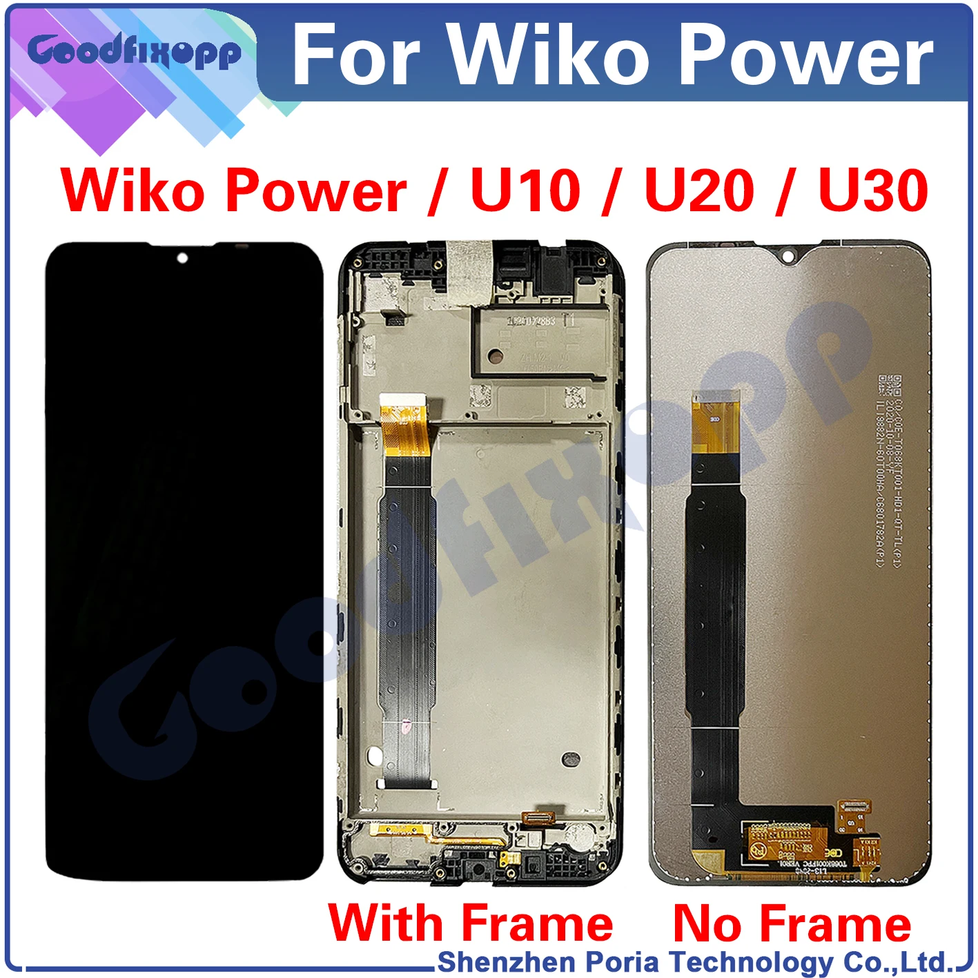 

100% Test AAA For Wiko Power U10 U20 U30 LCD Display Touch Screen Digitizer Assembly