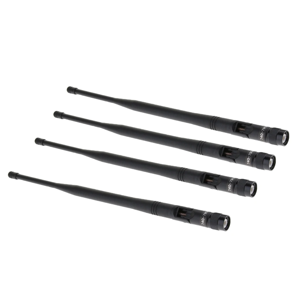 MagiDeal 4x Handheld Wireless Microphone Mic Gain Antenna Stable Signal TNC