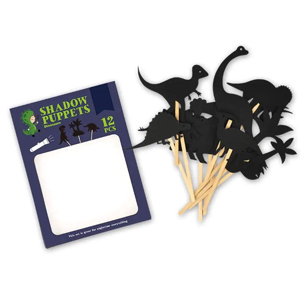 

Kids Fairy Tale Story Shadow Puppets Imagination Educational Toys for Children Interesting Projection Art Games Gift Set