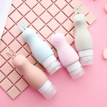 

90ml Portable Cute Travel Silicone Empty Bottles Shampoo Shower Gel Lotion Sub-bottling Tube Squeeze Container Hot Sale