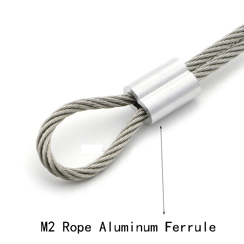 50 metr 2mm zestaw stalowe powlekane PVC przewód elastyczny sznur miękki kabel przezroczysty stal nierdzewna Clothesline Hook śruby kosz Bolt