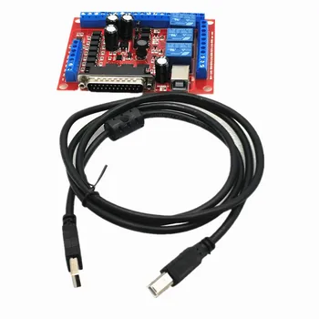 

New 6 Axis CNC MCACH2 MACH3 Engraving Machine Interface Breakout Board USB PWM Spindle