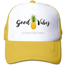 Good Vibes ананас 3 сетки женские винтажные Дальнобойщик бейсбольная шляпа