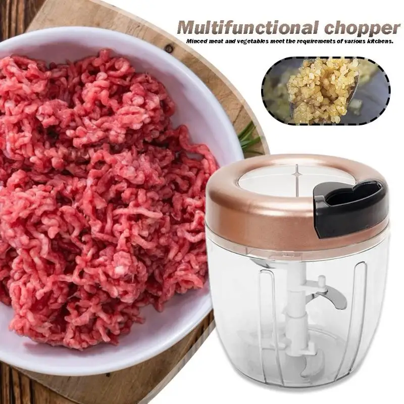 Ручной измельчитель для фруктов и овощей ручной еды луковых орехов мясорубка