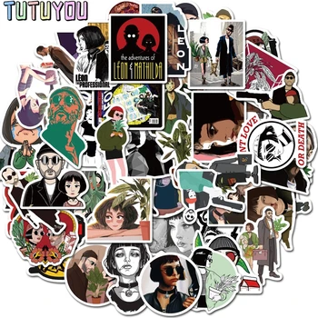 

Wholesale 10set/lot PC1827 50pcs/set Hit Movie Leon Creative DIY Decorative Stickers For DIY PC Wall Notebook Phone Stickers