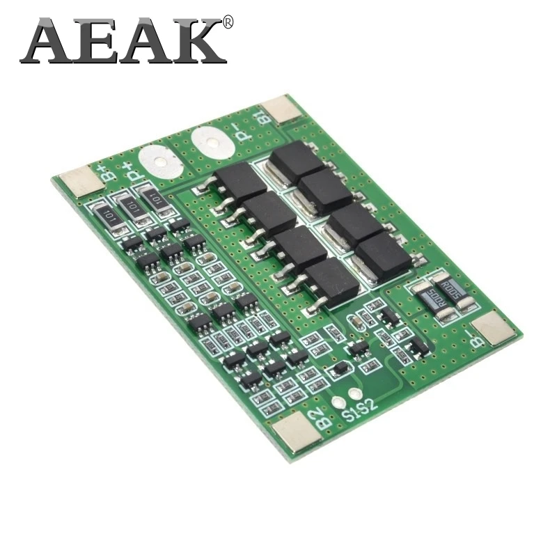 AEAK 3S 25A Li-Ion 18650 BMS PCM плата защиты аккумулятора bms pcm с балансом для литий-ионного lipo аккумулятора