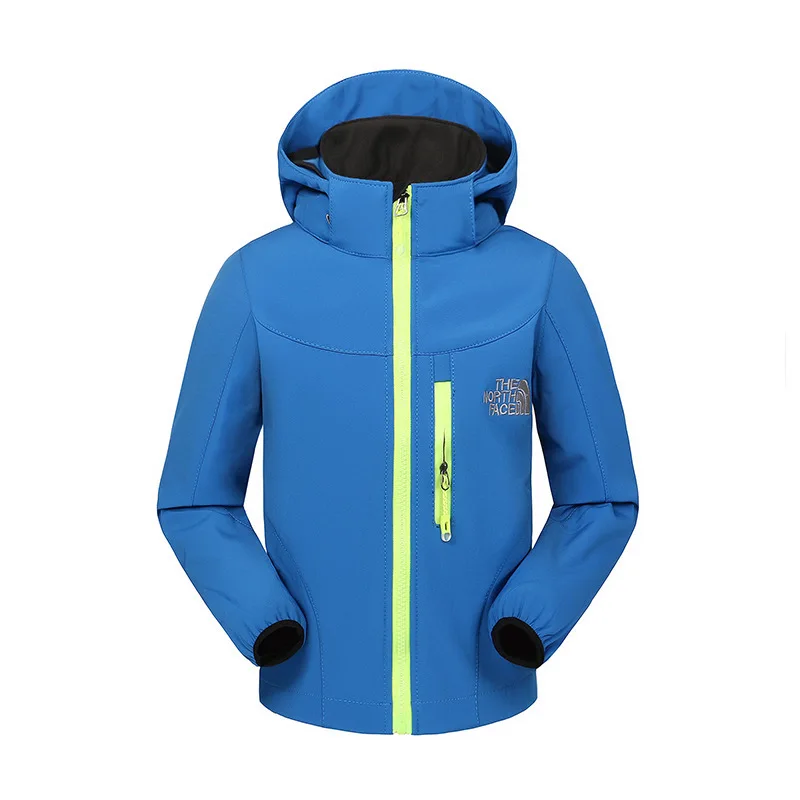 Детский мягкий плащ куртка Тонкий Открытый Бег горный туризм спортивный длинный рукав Весна и осень один слой Rainco