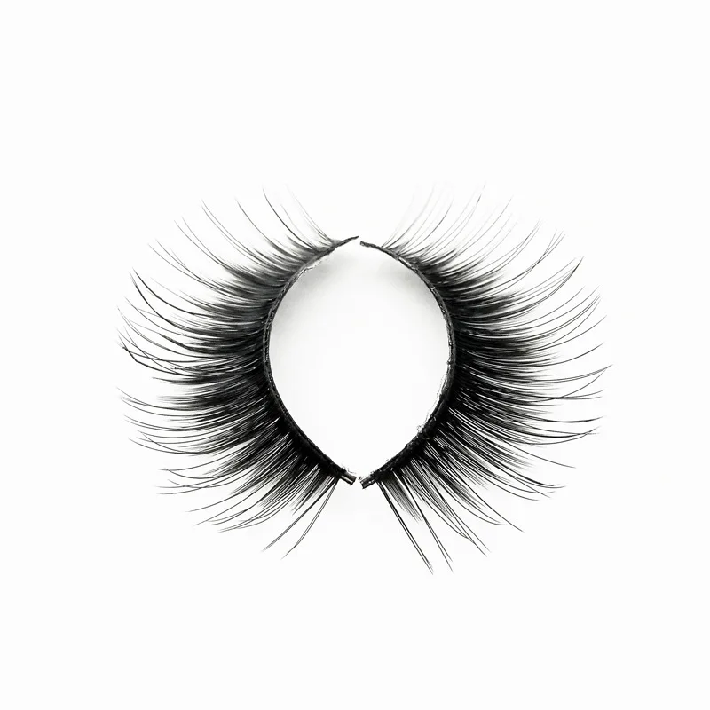 QSTY 3 pairs natural false eyelashes fake lashes long makeup 3d mink lashes eyelash extension mink 3
