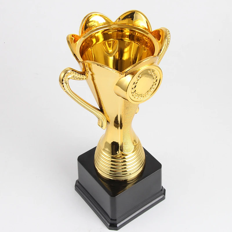 Plastic Trophy Toys Free Trophy Cup Award Team Sports Gold Plated Champion Cup Ceremony