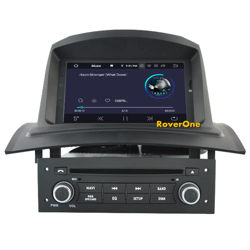 Excellent RoverOne Car Multimedia System For Renault Megane 2 II Fluence Android 9.0 Radio Stereo DVD GPS Navigation Media Music Player 8