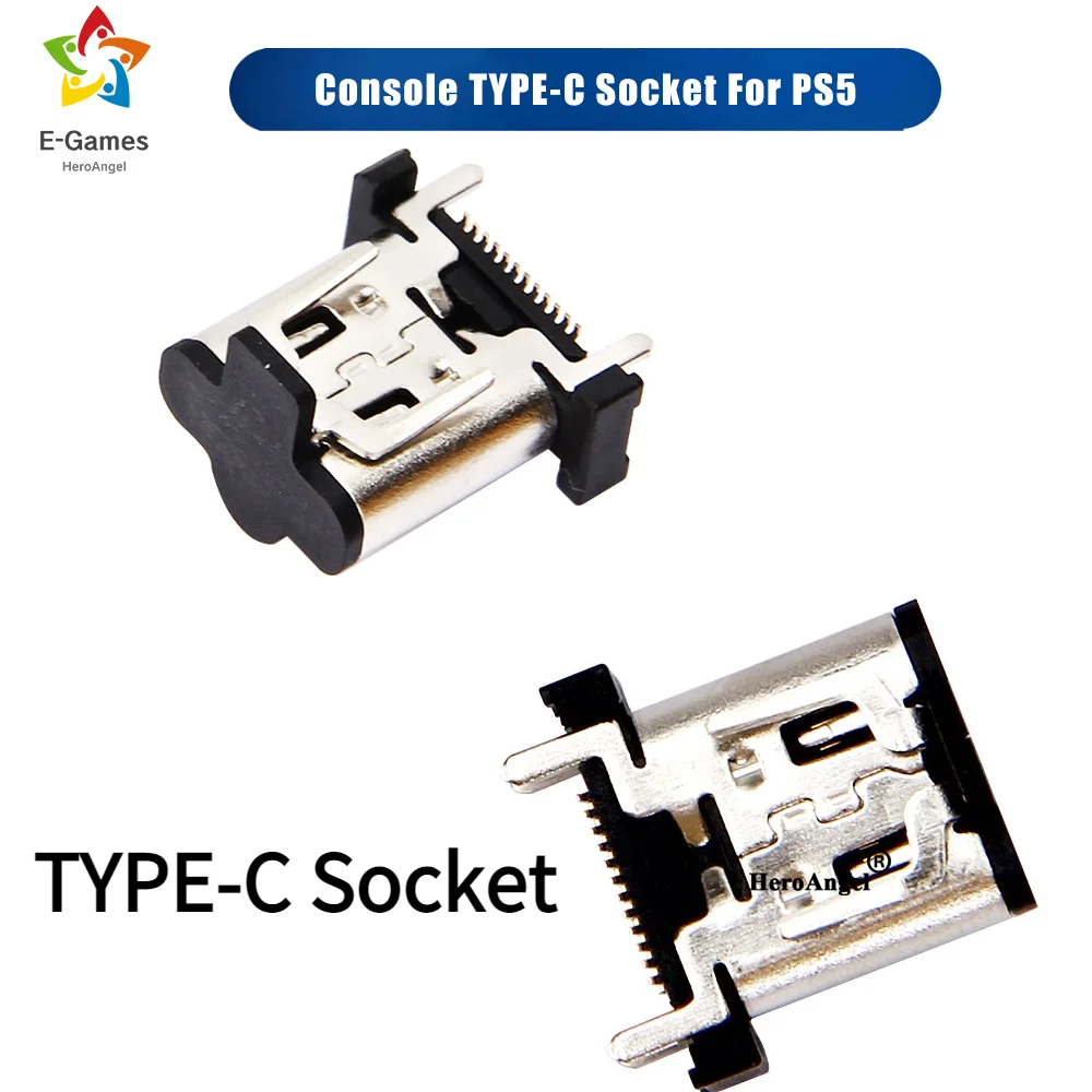 

Original 30pcs Micro USB Charging Port Plug Power Connector-Type-C Charger Socket For PlayStation5 Dualshock Wireless For PS5