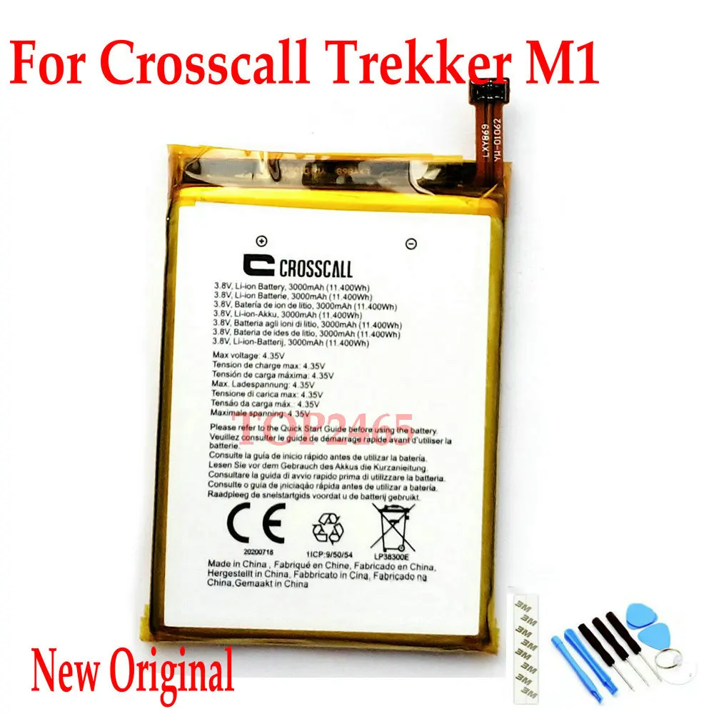 

NEW Original 3000mAh Battery For Crosscall Trekker M1 Mobile phone Free tools