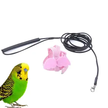 

Bird Harness Parrot Training Rope Lightweight Bird Pulling Rope Parrot Harness Flying Rope Harness Pet Supplies(Random Color)