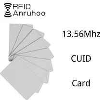 100 adet RFID erişim kontrolü anahtar NFC akıllı çip rozeti 0 blok yazılabilir 13.56Mhz CUID kart MF 1K s50 yeniden yazılabilir anahtar klon etiketi