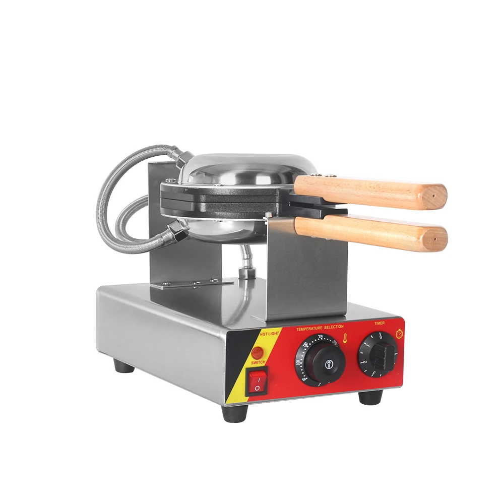 

ITOP 1000W Electric Waffle Maker Machine,Waffle Iron Maker Non-stick Cast Egg Bubble Cake Maker Oven