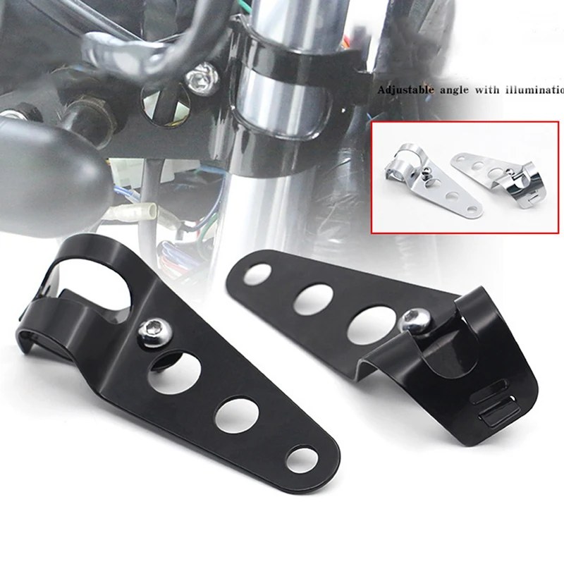 Universal Motorcycle Headlight Mount Bracket Fork Headlamp Holder Clamp | Автомобили и мотоциклы