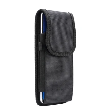 

Universal Vertical Belt Case Pouch Bag Holster For Samsung S20+ / s20 Ultra / S10 Lite /Note10 Lite/Note10+/A90/A80, Rugged Nylo