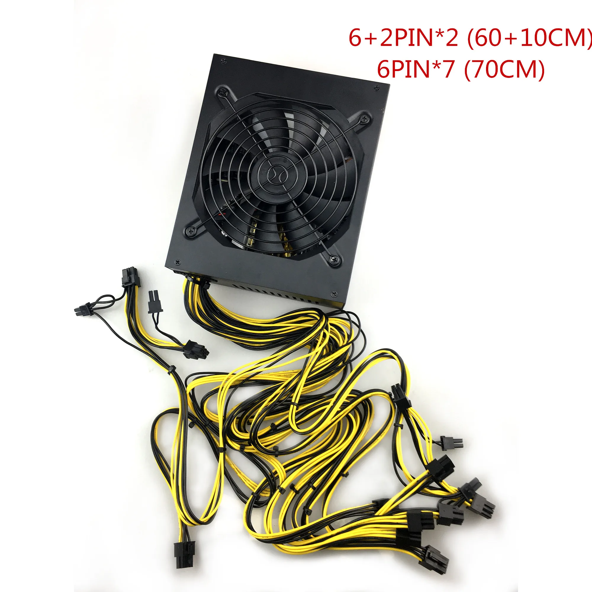 Блок питания 1100 Вт для майнинга Asic Bitcoin Miner ETH DC ATX PSU блок и игр Вт|Блоки