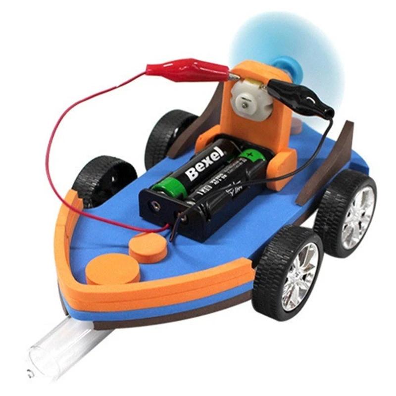 DIY Science Kit Aerodynamic Speedboat Boat Car STEM Technology