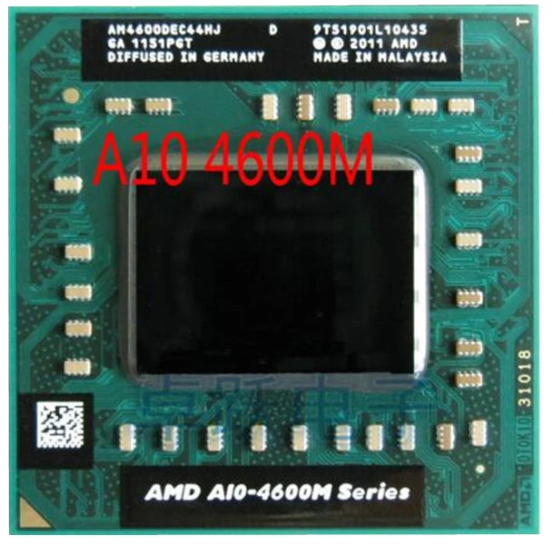 Original intel AMD laptop Mobile A10 4600M A10 4600m original Socket FS1 CPU  4M Cache/2.3GHz/Quad Core processor free shipping|CPUs| - AliExpress